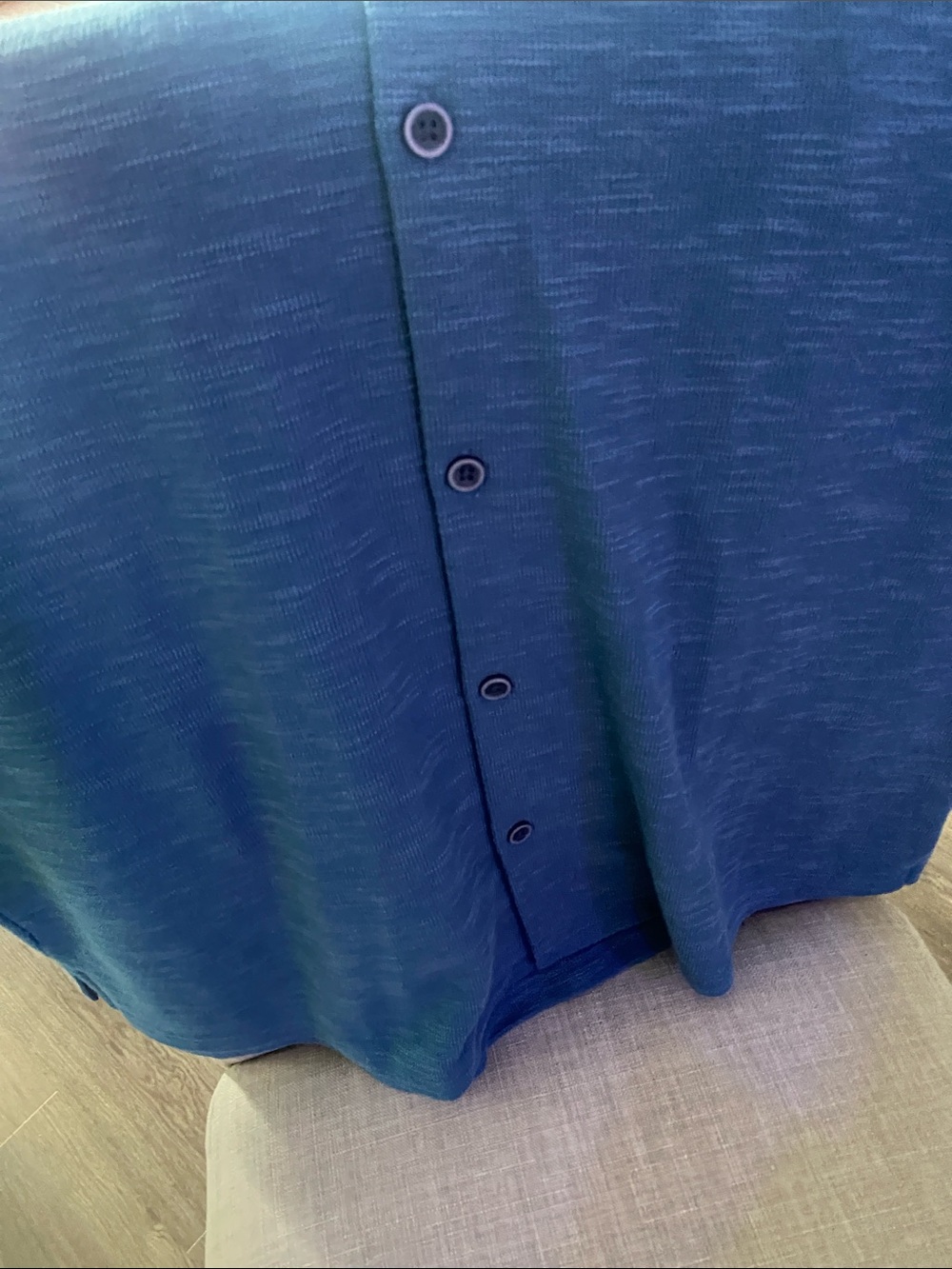 Weatherproof Teal Knit Polo Shirt - Picture 4 of 5